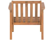 Garden Lounge Set with Table 4 Seater MANILA Certified Acacia Wood Light Brown_803058