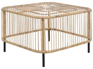 Garden Lounge Set with Table 4 Seater MARATEA/CESENATICO Rattan Natural_878797