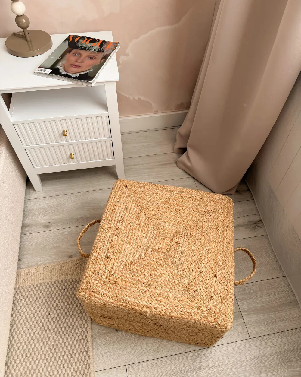 Pouffe DHADAR Jute Natural_1177525