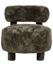 Armchair HAMINA Faux Fur Dark Green_1072150