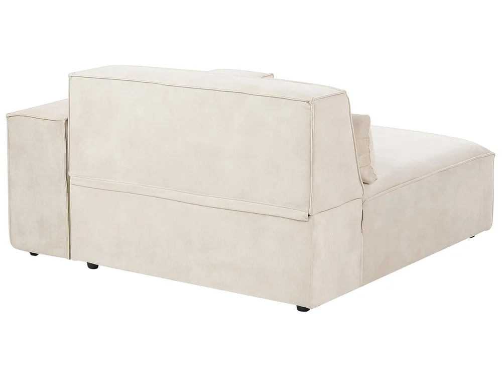 Moduulisohva 2-istuttava HELLNAR Sametti Vaaleanbeige_910690