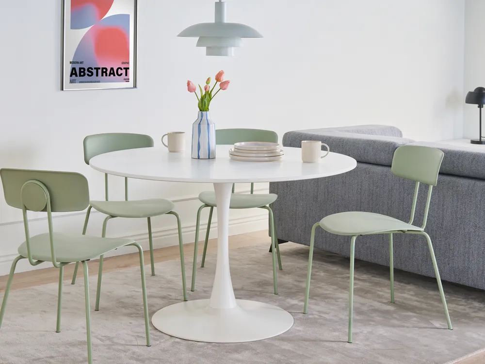 Dining Table BOCA White 120 cm 120 cm