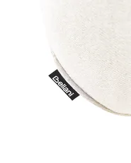 Swivel Armchair MUREN Fabric Off-White_1072928