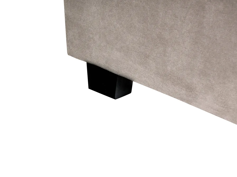 Bed Velvet VINCENNES 160 x 200 cm (EU King Size) Taupe_974787
