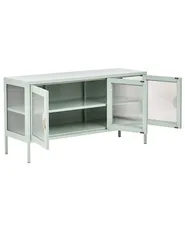 3 Door Sideboard GLEORA Metal Mint Green_1046393