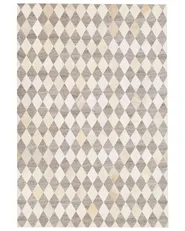 Matta SESLICE Beige 140 x 200 cm Läder_851118