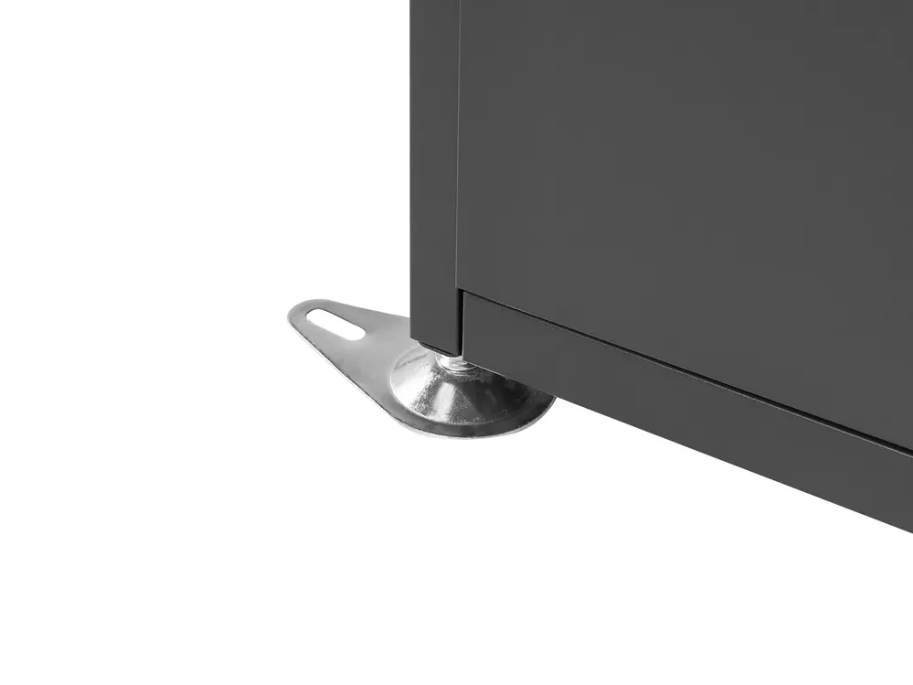 Puutarhakaappi DORGALI 93 cm 88 cm Metalli Grafiitinharmaa_1131470