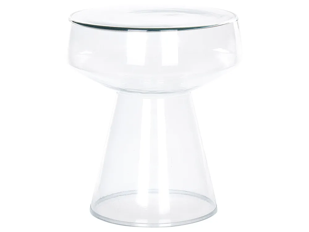 Set of 2 Side Tables LAGUNA/CALDERA Transparent_883288