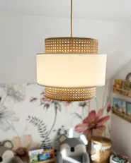 Pendant Lamp YUMURI Rattan Light Beige_1036012