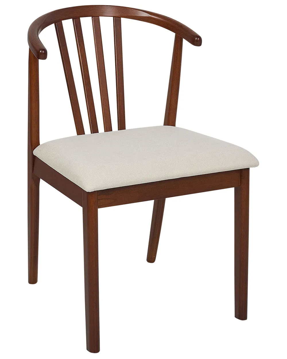 Ruokatuolisetti 2 kpl CRAIG puu Tummanruskea/beige_926551