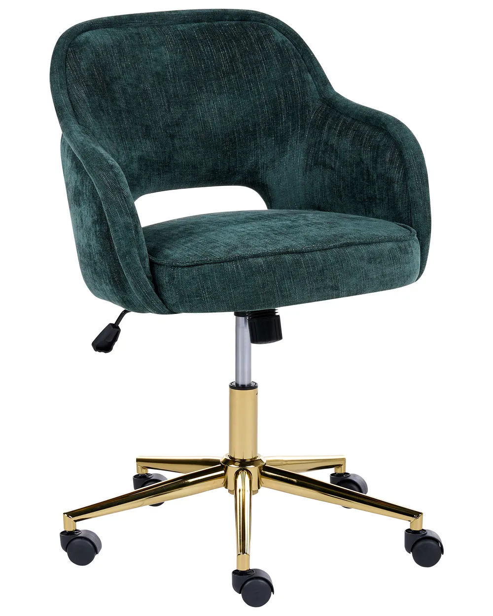 Desk Chair EMBER Chenille Dark Green