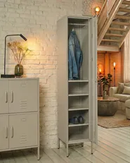 Storage Unit FROME Metal Light Beige_1043118