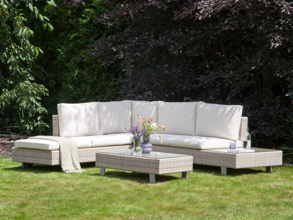 Outdoor Cushion Cover Set LANCIANO Off-White