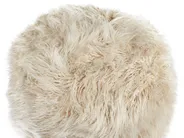 Pouffe TUKKI Faux Fur Light Beige_1032469