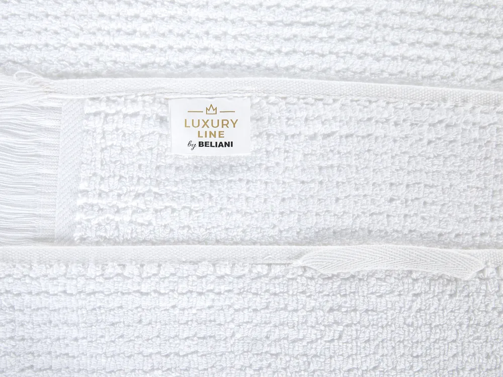 Set of 9 Towels ATIU Terry Cotton White_843386
