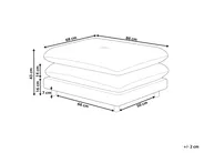 Fotpall HEDEN Beige_950564