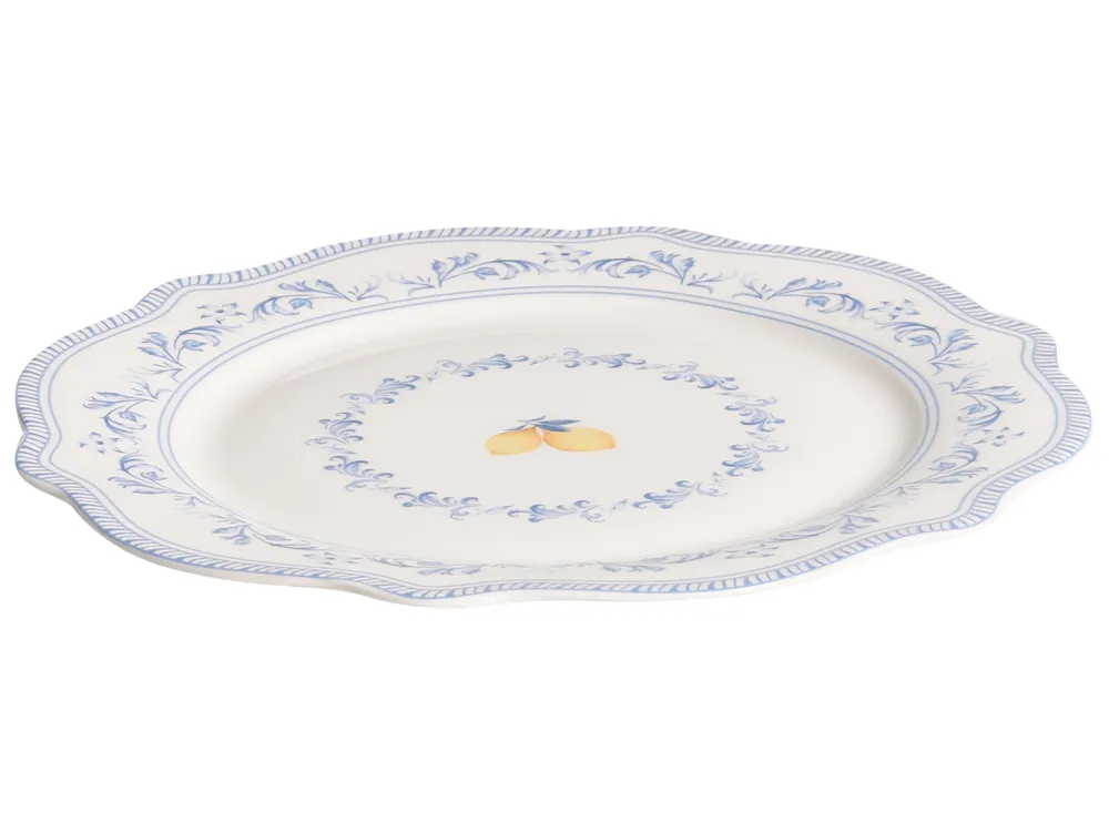 Set med 12 matserviser LOVAGE Porslin Vit_1069089