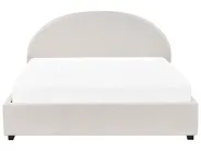 Ottoman Bed VAUCLUSE Fabric Light Beige 180 x 200 cm (EU Super King)_876641