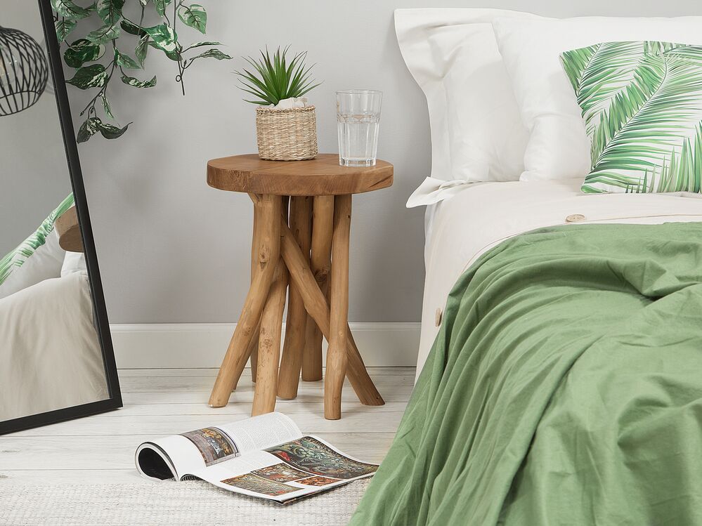 Side Table MERRITT Teak Wood Brown