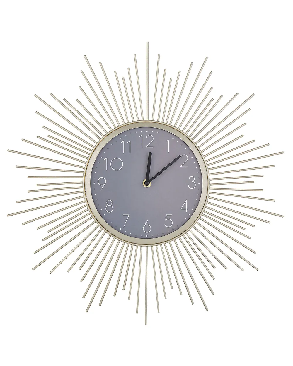Wall Clock SOLURA 45 cm Metal Gold