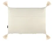 Set med 2 prydnadskuddar CERINTHE 40 x 60 cm Bomull Ljusbeige Chevrontryck_835174