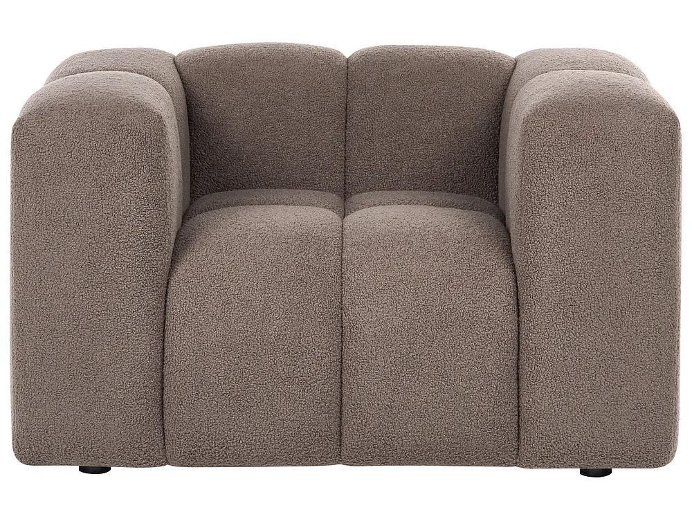 Sofagruppe 5-seters ANTOLA Bouclé Gråbrun_1161703