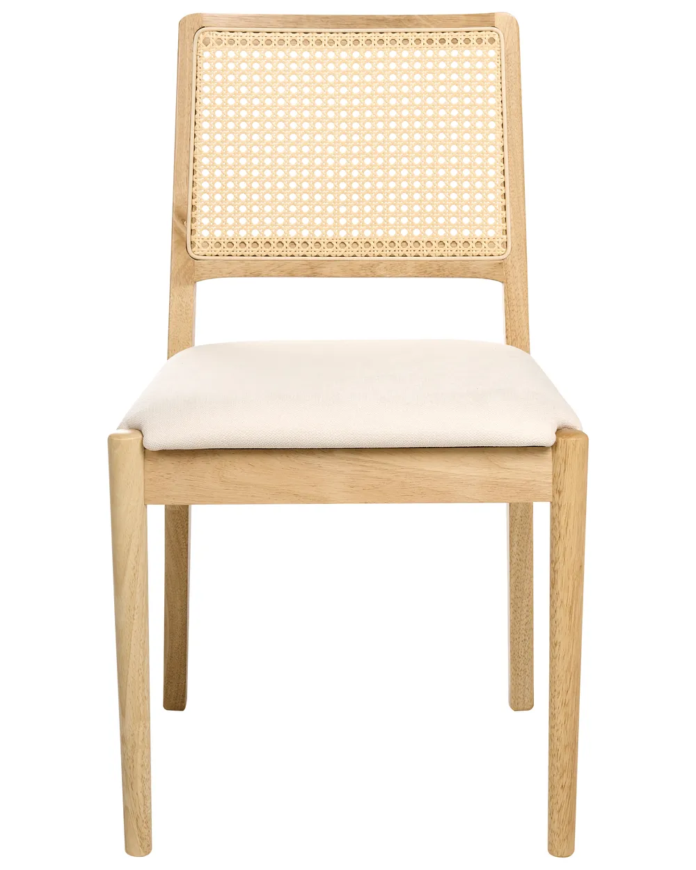 Set med 2 matstolar TAMARAC Trä Ljusbrun_1013767