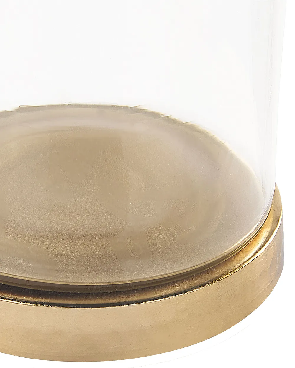 Set of 2 Trinket Boxes LAKI Glass Gold_848980
