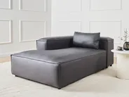Divaani oikea BRANDE Kangas Musta_999133