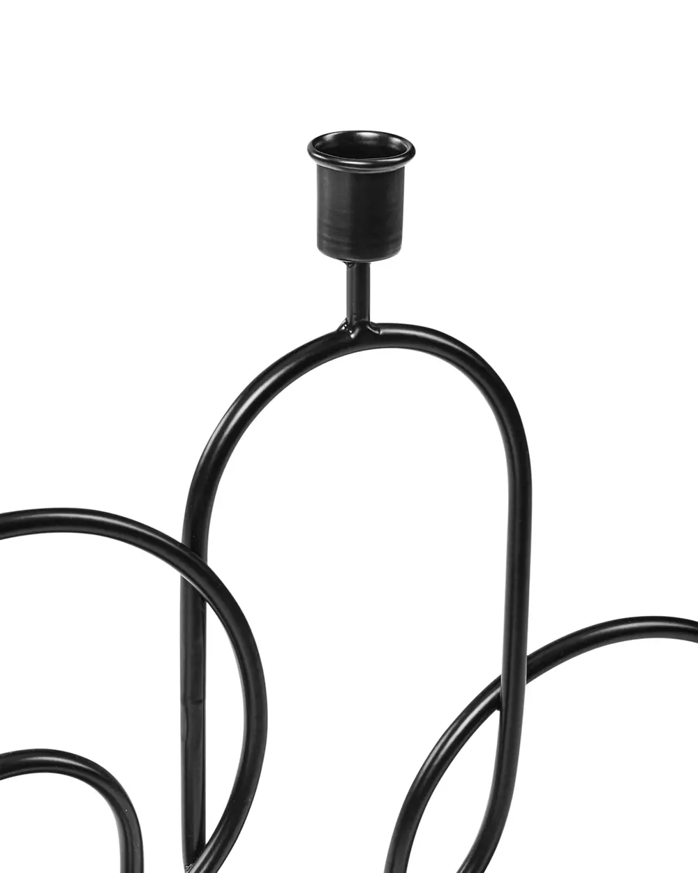 Candle Holder COBH 30 cm Metal Black_995139