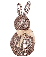 LED Decoration Rabbit NAUVO PE Rattan Brown_1182539