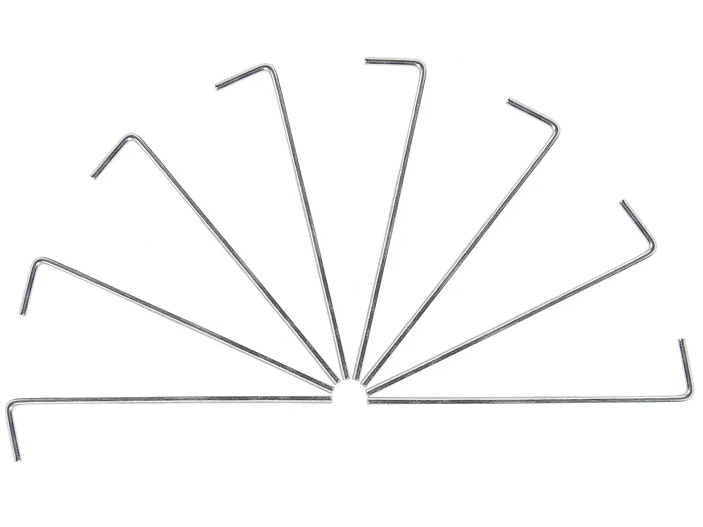 Paviljong NARO 240 cm 148 cm Metall Grå_852600