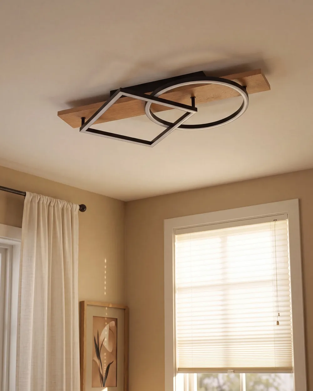 LED Ceiling Lamp AIRE Metal Black_1102927