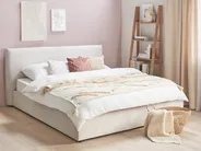 Ottoman Bed LAVAUR Velvet Off-White 180 x 200 cm (EU Super King)_870979