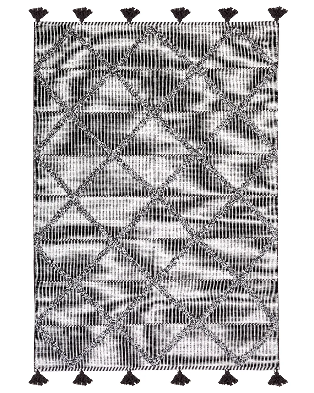 Rug TUZLA Brown 140 x 200 cm Cotton_848778
