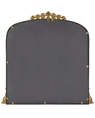 Väggspegel LIVRY 71 cm 71 cm Metall Guld_900150