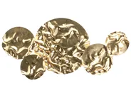 Wall Decor CALRY Metal 43 cm Gold_1044325