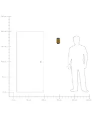 Outdoor LED Wall Light TIMOK Brass_1100012