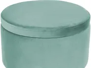 Storage Pouffe SILAS Velvet Mint Green_876816