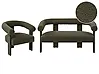Living Room Set ILBRO Boucle Dark Green