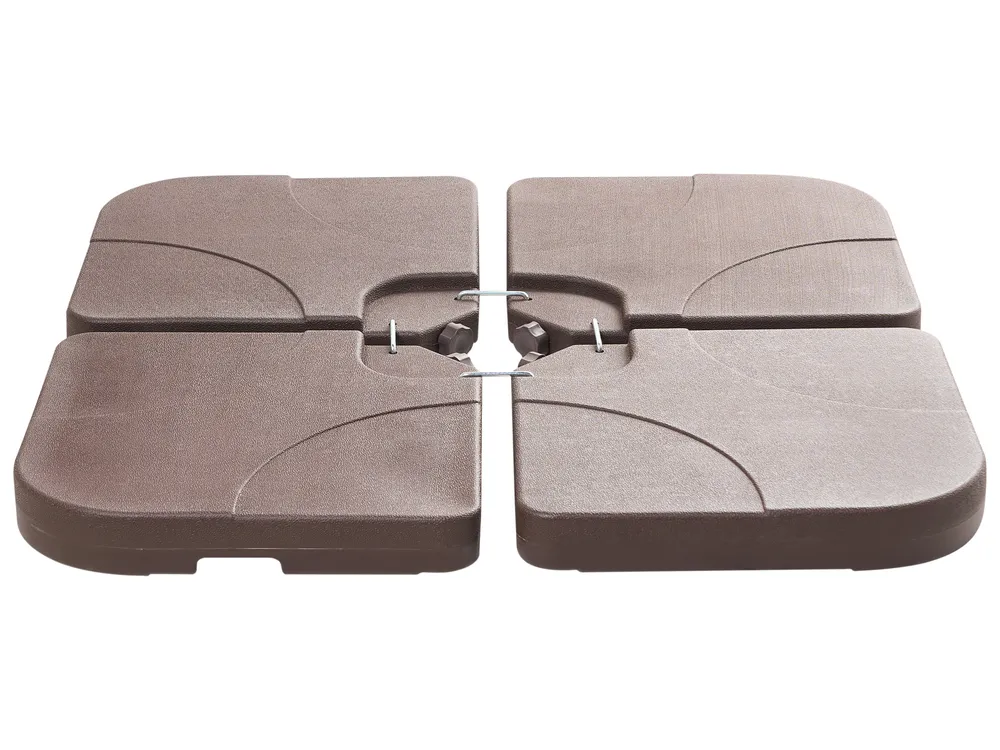 Parasollfot CARIA Fyrkantig Taupe 9 kg_1042116