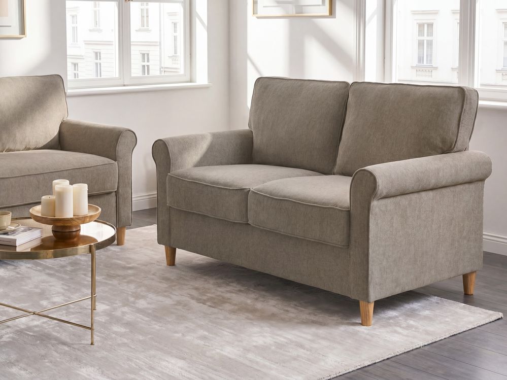 Sofa 2-seters RONNEBY Lysebrun