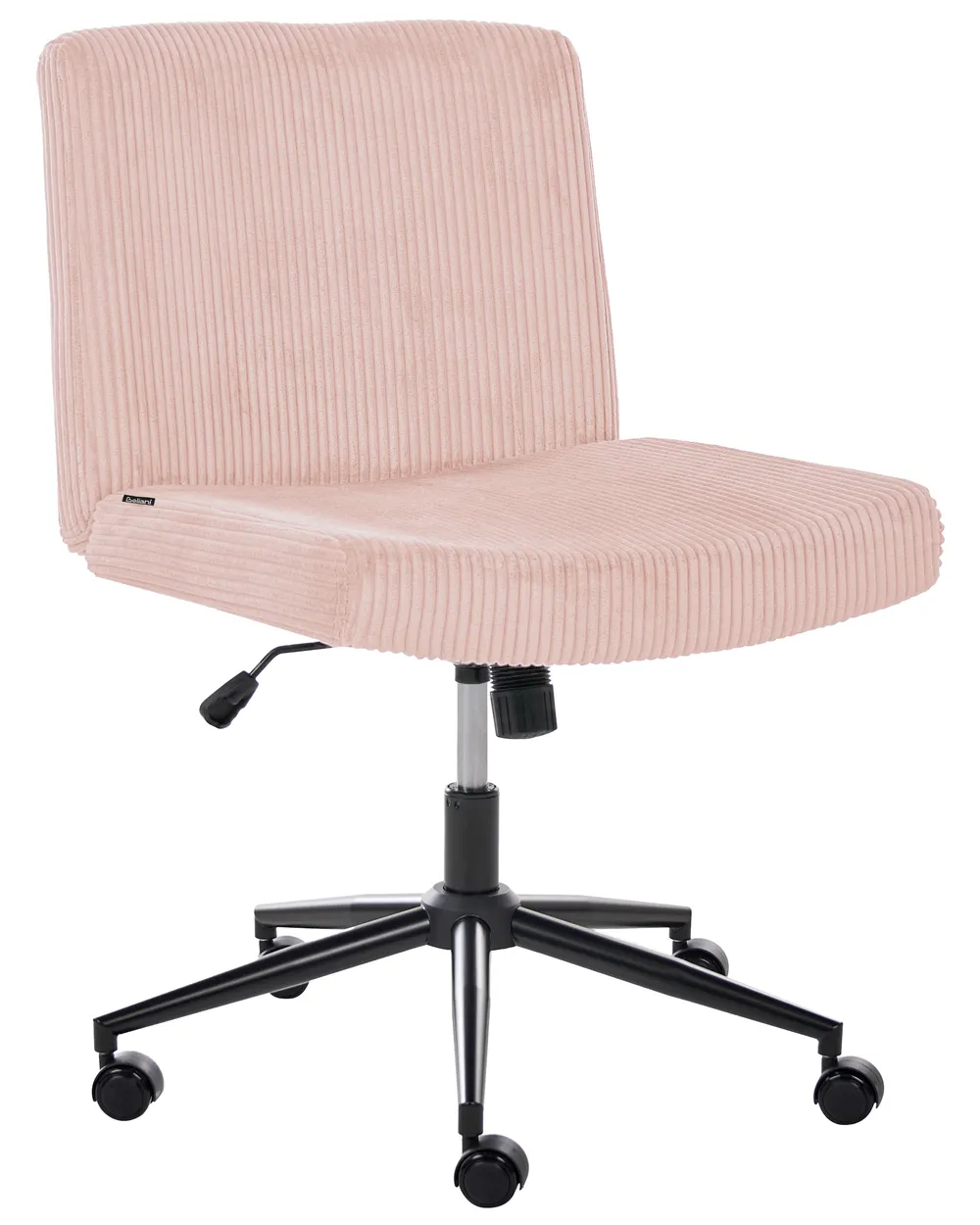 Desk Chair GEDDES Corduroy Pastel Pink_1077027
