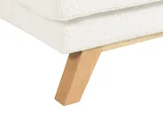 Hörnbäddsoffa 3-sits SIRO med förvaring Bouclé Off-White Högervänd_894723