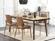 Dining Table IVORIE Light Ash Wood 180 cm 90 cm_837812