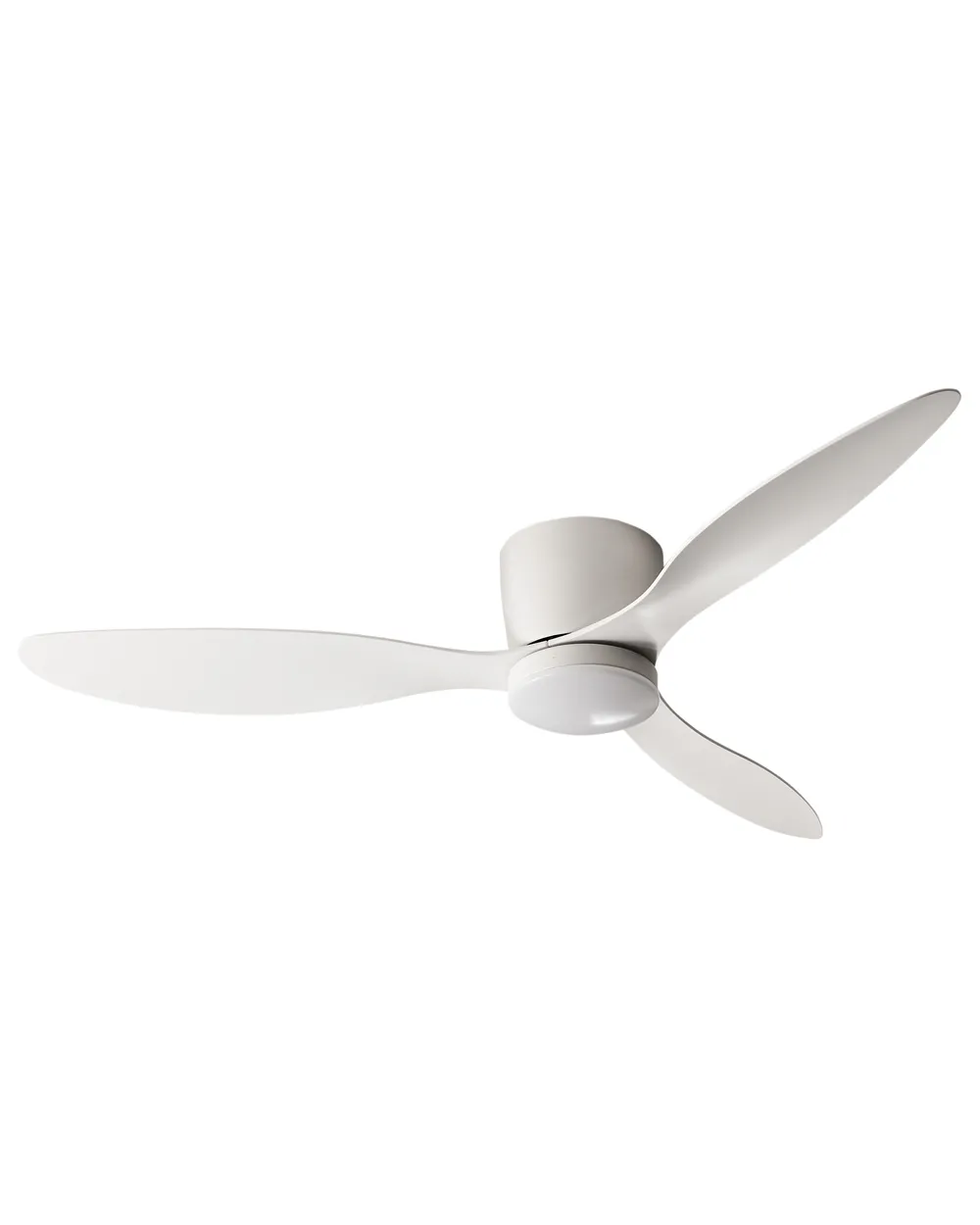 Ceiling Fan with Light VEMBAR with Remote LED White