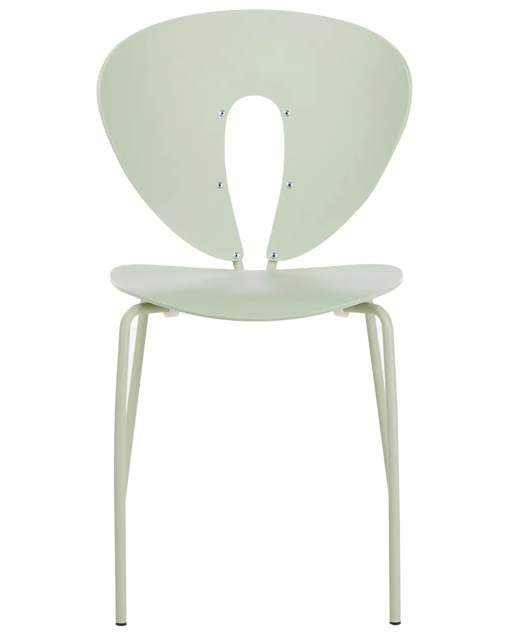 Set of 2 Dining Chairs TRACY Light Green_929887