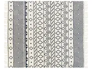 Pläd NAJUY Bomull 200 x 220 cm Beige_907457