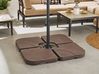 Parasol Base CARIA Square Taupe 9 kg