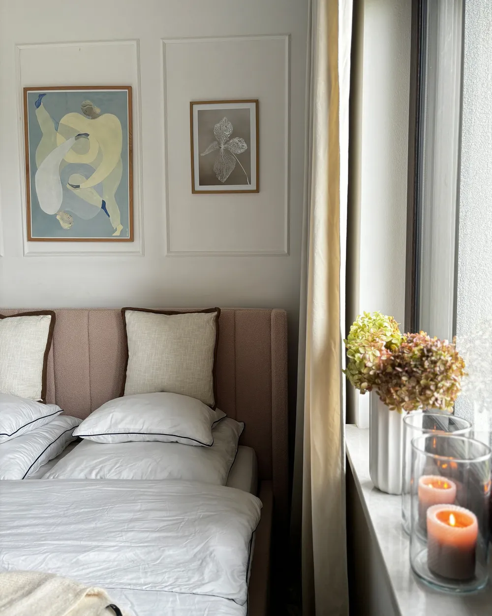Säng med lamellram Sammet VILLETTE 180 x 200 cm Beige_952497
